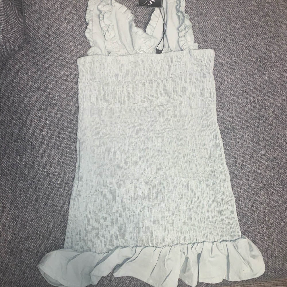 ZAFUL Smocked Ruffled Bodycon Dress - Picture 5 of 7